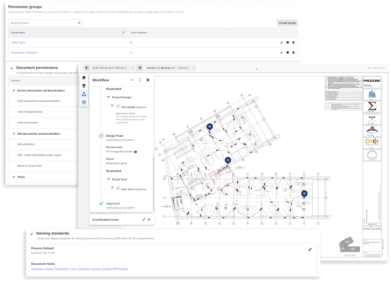 Procore CDE: official product imagery