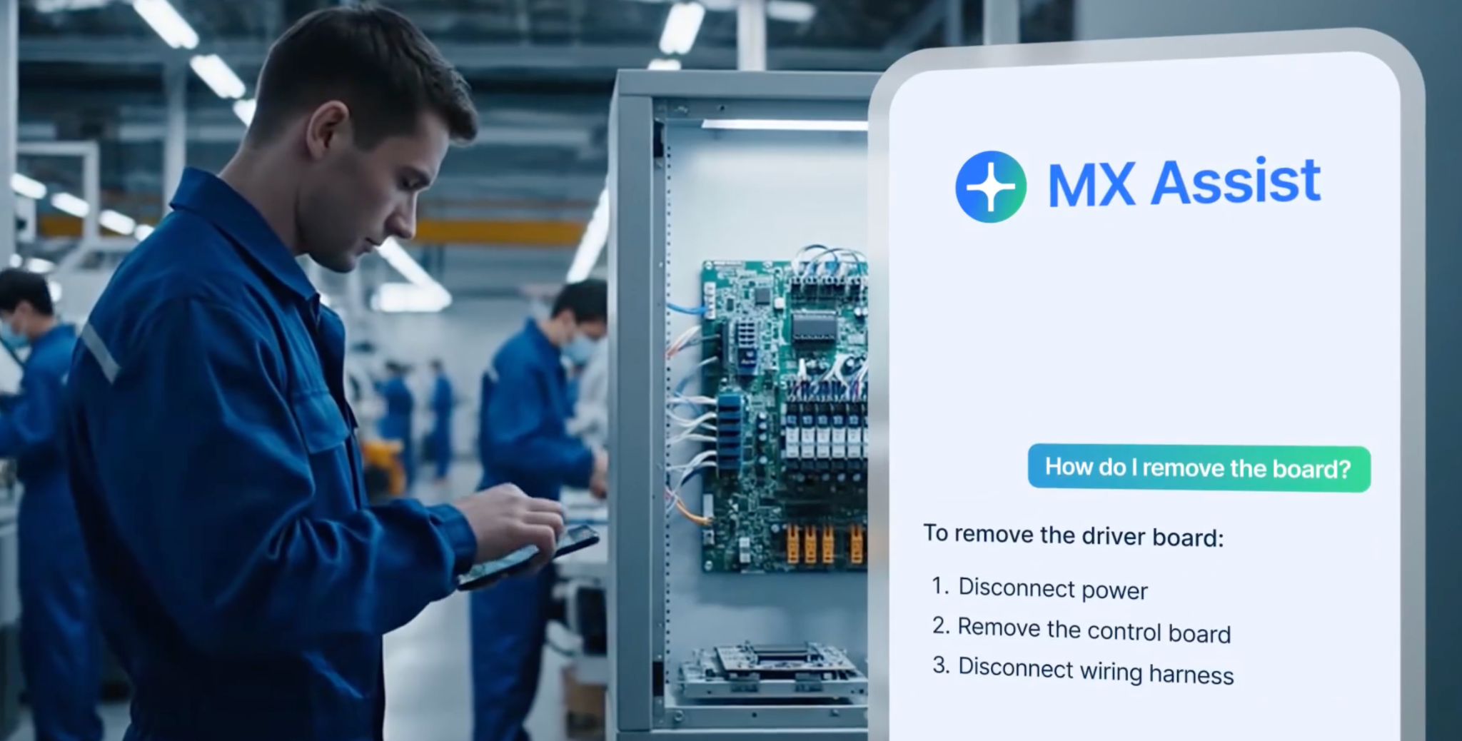 MaintainX Technician assistance product example